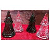 43 - TWISTED GLASS CHRISTMAS TREE DECOR