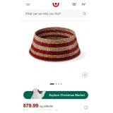 43 - WOVEN STRIPED TREE COLLAR DECOR PIECE