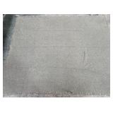 7 - SOFT GREY OVERSIZED FRINGE THROW BLANKET