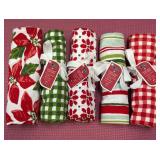43 - HOLIDAY FLOUR SACK DISHTOWELS FESTIVE MIX