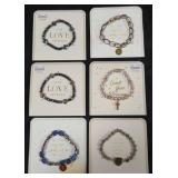 7 - LOT OF 6 BRACELETS (B81)
