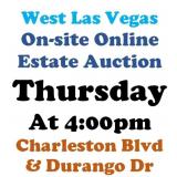 WELCOME TO OUR THUR. @4pm ONLINE PUBLIC AUCTION
