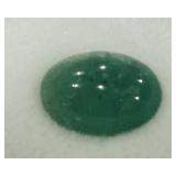 4.12CT CABOCHON EMERALD  GEMSTONE
