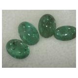2.46CT CABOCHON EMERALD  GEMSTONES