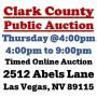 Thurs@4:00pm - Clark County Timed Online Public Auction 1/15