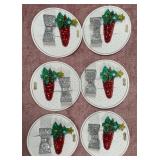 7 - GLITTER HOLLY BOW HOLIDAY HAIR CLIPS