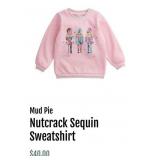 7 - PINK NUTCRACKER SEQUIN HOLIDAY SWEATSHIRT