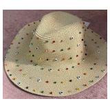 8 - SHIRALEAH BEADED SUN HAT (A119)