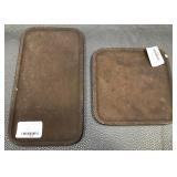 43 - LOT OF TWO DECORATIVE TRAYS (G153)