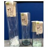 43 - FLOWER VASES SET (E149)