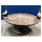 43 - CAST IRON ESSCHERT PEDESTAL DISH (G6)