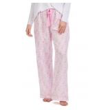 7 - WOMENS PINK PRINTED PAJAMA PANTS (R34)