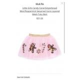 7 - PINK SEQUIN GINGERBREAD HOLIDAY TUTU SKIRT