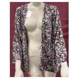 7 - COCO+CARMEN PINK ANIMAL-PRINT KIMONO