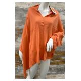 7 - COCO+CARMEN BRIGHT ORANGE PONCHO