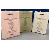 43 - TAG PAPER INCENSE FLOWERS & LEAVES (G58)