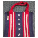 7 - COCO CARMEN PATRIOTIC AMERICANA SHOPPER TOTE