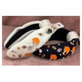 8 - FOOTBALL CHARMS EMBELLISHED HEADBANDS (A196)