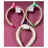 7 - LOT OF 3 SHIRALEAH HEADBANDS (C123)