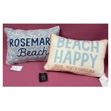 7 - ROSEMARY BEACH PILLOW SET COASTAL DECOR