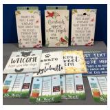 43 - GARDEN SIGNS AND DECOR (G35)