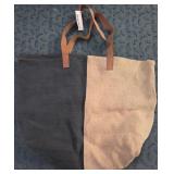 7 - TWO-TONE TOTE BAG (A348)