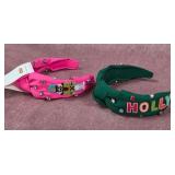 7 - SPARKLY NUTCRACKER AND HOLLY HEADBANDS