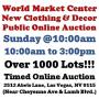 Sun.@10am - WMC Home Decor & Clothing Online Auction 1/11