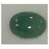 2.88CT CABOCHON EMERALD GEMSTONE
