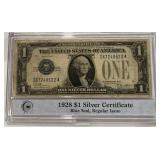 1928 1 DOLLAR SILVER CERTIFICATE