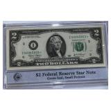 2 DOLLAR FEDERAL RESERVE STAR NOTE