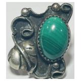 STERLING SILVER RING 7.40 GRS