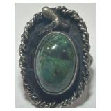 STERLING SILVER RING 9.10 GRS