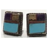 STERLING SILVER EARRINGS  5.00GRS