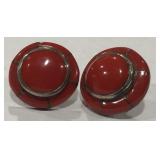 STERLING SILVER EARRINGS 6.50GRS