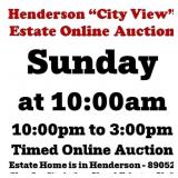 WELCOME TO OUR SUN. @10am ONLINE PUBLIC AUCTION