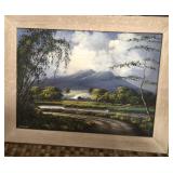 VINTAGE OIL ON CANVAS SIGNRD YORO(A11)