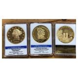 3 COLLECTABLE COINS