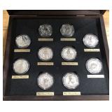 20OZ OF 999 SILVER QUEENS BEASTS 2 OZ EACH COIN