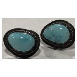 STERLING SILVER EARRINGS 9.10GRS