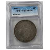 1878CC MORGAN SILVER DOLLAR