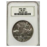 1924 MS65 PEACE DOLLAR