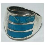 STERLING SILVER RING 11.30GRS