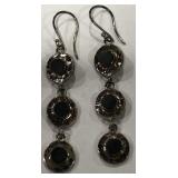 STERLING SILVER EARRINGS 8.00GRS