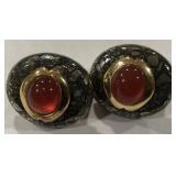 STERLING SILVER EARRINGS 19.40GRS