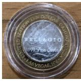 10 DOLLAR SILVER GAMING TOKEN
