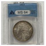 1883 MS64 MORGAN SILVER DOLLAR