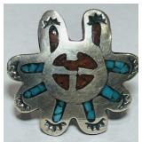 STERLING SILVER RING 5.50GRS