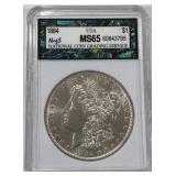 1884 MS65 MORGAN SILVER DOLLAR