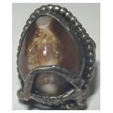 STERLING SILVER RING 12.90GRS